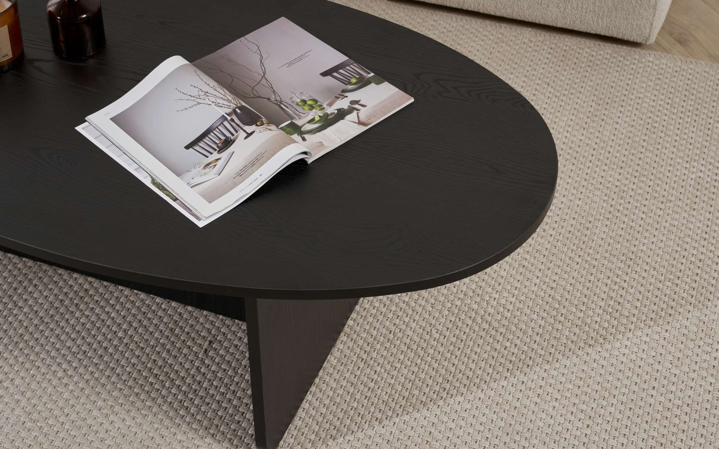 Masuta de cafea Orba, negru  7